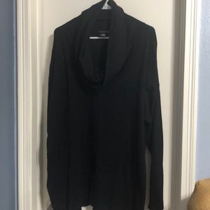 Black cowl neck sweater